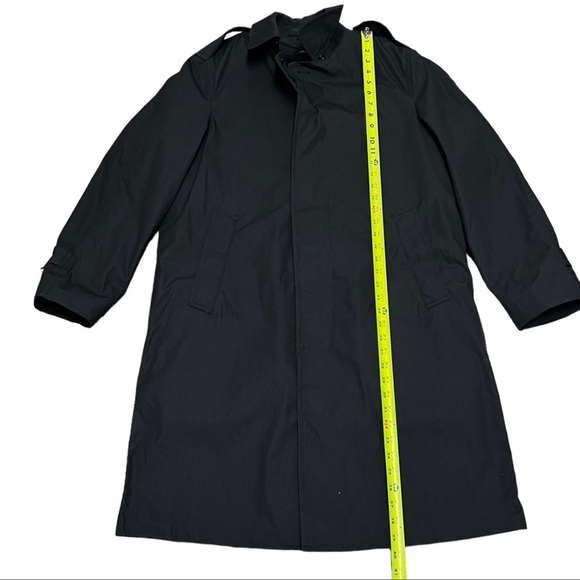 NWT Department of Defense Trench Coat Size 38R Zip Out Liner Black Army - Picture 12 of 15